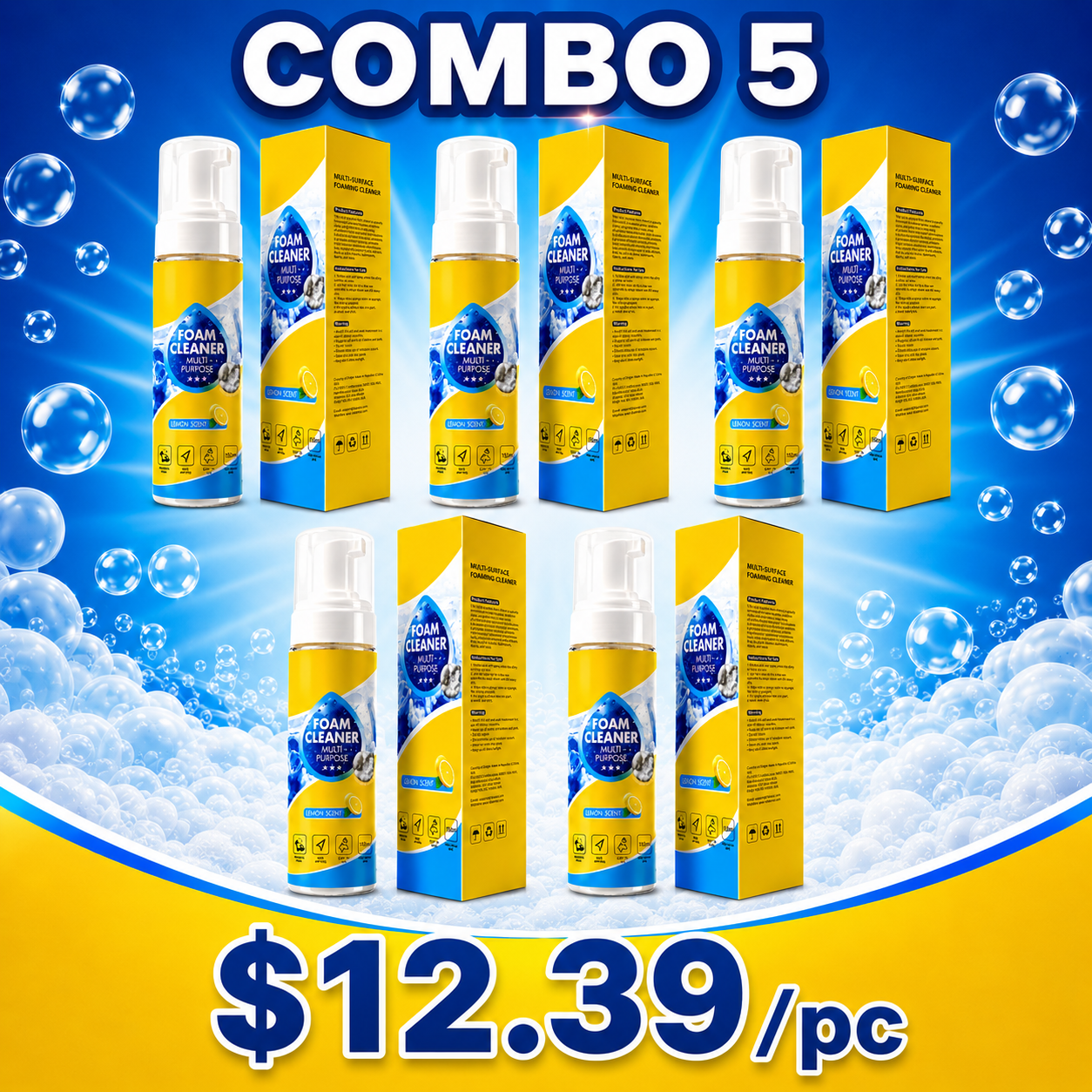 Foam No-Rinse Cleaner