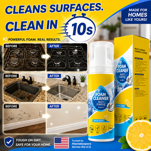 🔥Summer Kickoff Deal: 60% OFF🔥 Foam No-Rinse Cleaner - Gone in One Wipe
