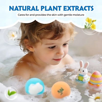 🔥Save 60% Off Today Only🎁 6-Piece Kids Surprise Bath Bomb Set – Toy Inside Every Bath 🌈🛁