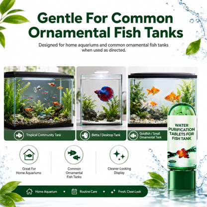 ⚡LAST DAY 60% OFF 🔥 Powerful Aquarium Water Purification Tablets