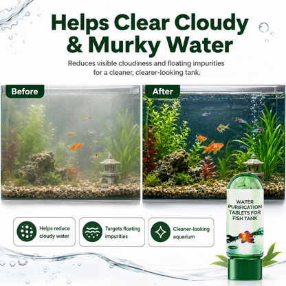 ⚡LAST DAY 60% OFF 🔥 Powerful Aquarium Water Purification Tablets