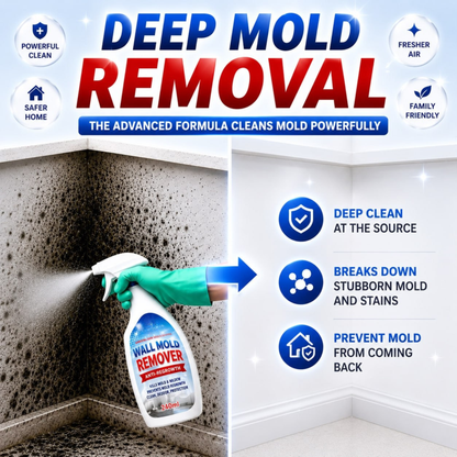 🔥 SAVE 60% OFF ✨ Wall Mold Remover Spray - Say Goodbye To Mold Effortlessly In Seconds 🔥
