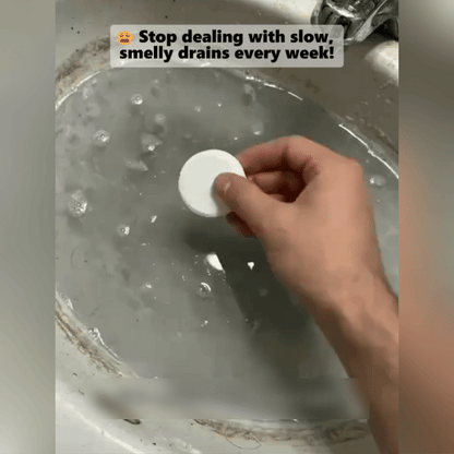 🔥 Last Day 60% OFF ⚡ Effervescent Drain Clog Remover Tablets - No More Slow, Smelly Drains