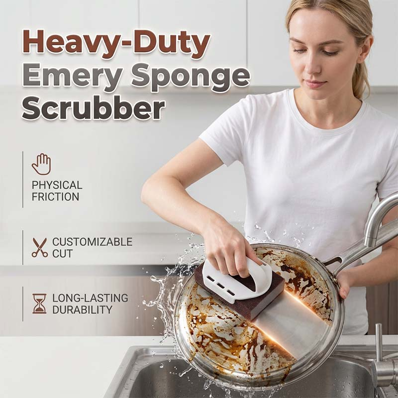 Emery Sponge Scrubber for Heavy-Duty Cleaning US