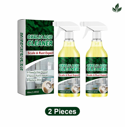 SUMMER SALE 60% OFF + FREE SHIPPING 🔥 Multi-Purpose Oxalic Acid Cleaner Spray | 50K+ Sold Worldwide 🏆 Dissolves Rust & Limescale in Seconds