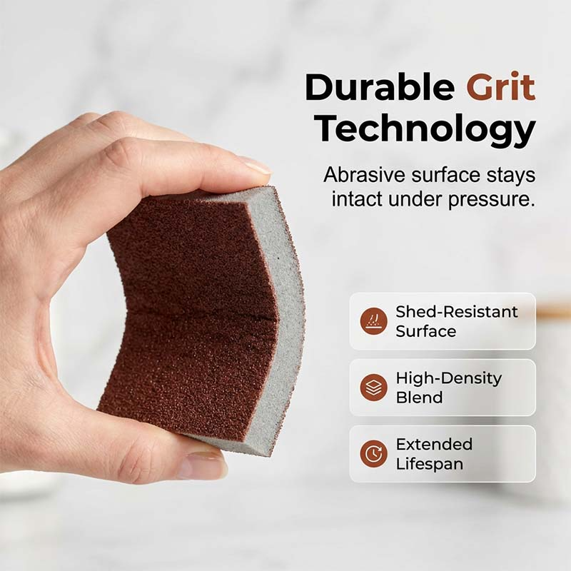 Emery Sponge Scrubber for Heavy-Duty Cleaning US