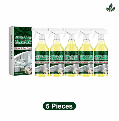 SUMMER SALE 60% OFF + FREE SHIPPING 🔥 Multi-Purpose Oxalic Acid Cleaner Spray | 50K+ Sold Worldwide 🏆 Dissolves Rust & Limescale in Seconds