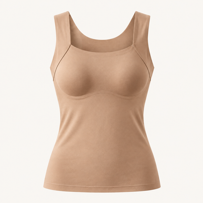 Built-In Bra Comfort Shaper Tank – Smooth, Supportive, No Wires