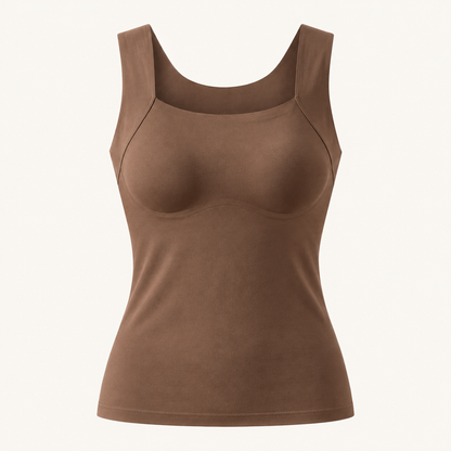 Built-In Bra Comfort Shaper Tank – Smooth, Supportive, No Wires