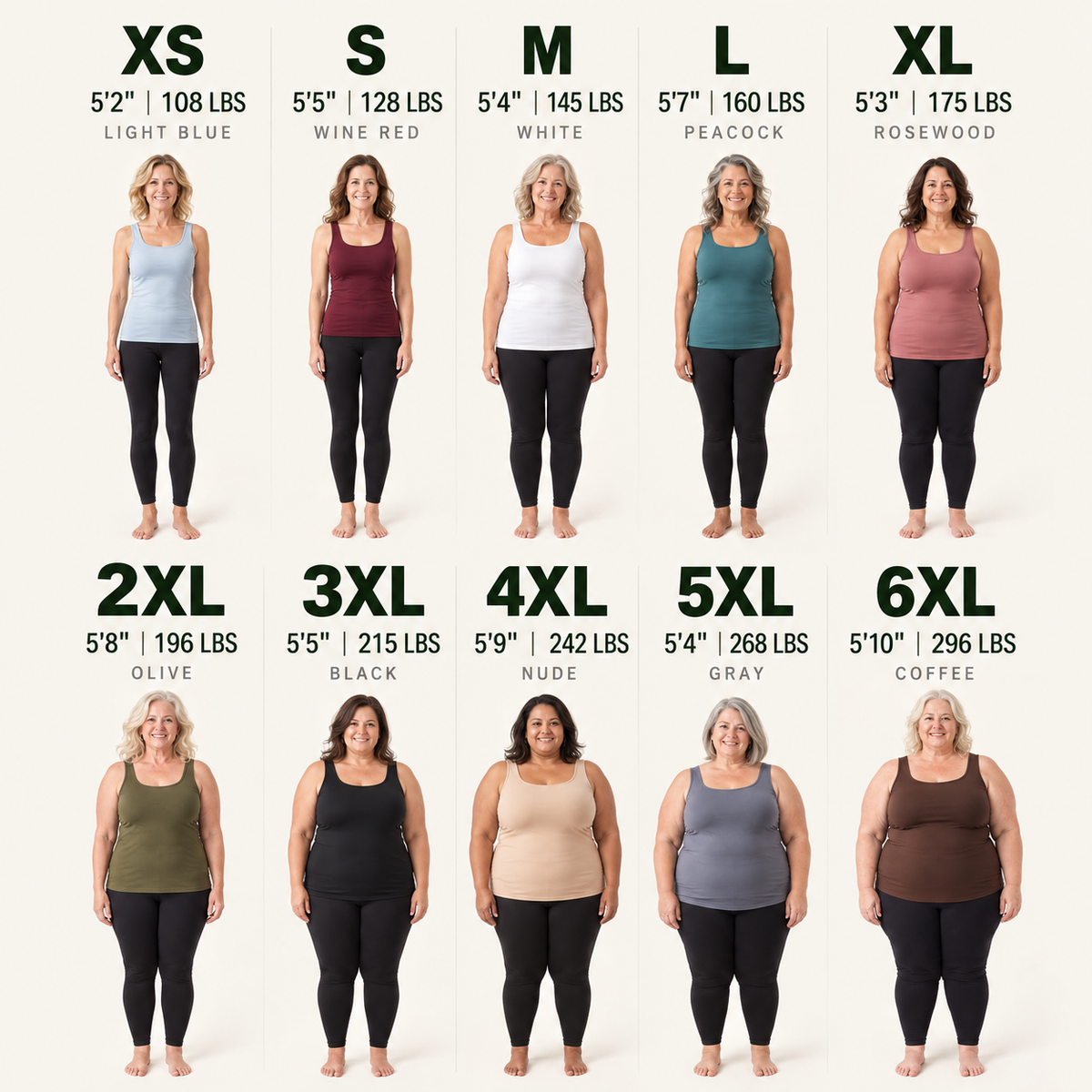 Built-In Bra Comfort Shaper Tank – Smooth, Supportive, No Wires
