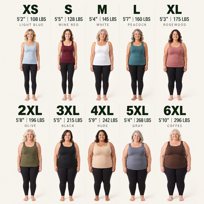 Built-In Bra Comfort Shaper Tank – Smooth, Supportive, No Wires