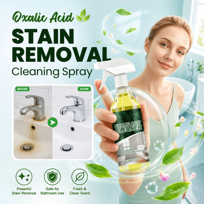 SUMMER SALE 60% OFF + FREE SHIPPING 🔥 Multi-Purpose Oxalic Acid Cleaner Spray | 50K+ Sold Worldwide 🏆 Dissolves Rust & Limescale in Seconds