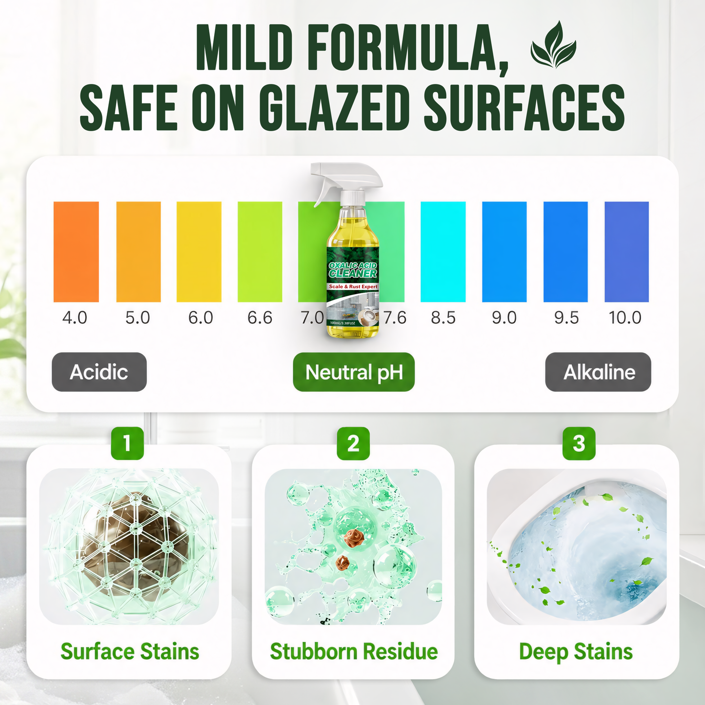 SUMMER SALE 60% OFF + FREE SHIPPING 🔥 Multi-Purpose Oxalic Acid Cleaner Spray | 50K+ Sold Worldwide 🏆 Dissolves Rust & Limescale in Seconds
