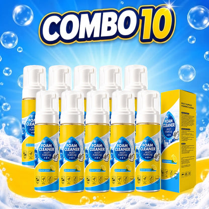 EXCLUSIVE 60% OFF +🎁 2026 Upgrade Ultimate Foam No-Rinse Cleaner 🏆Dissolves Grease in Seconds|Spray, Wipe & Done|Enzyme-Powered Chemical-Free