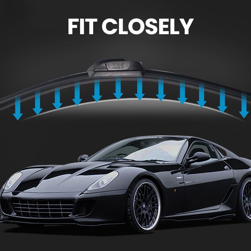 Universal U-Shape Boneless Wiper Blades