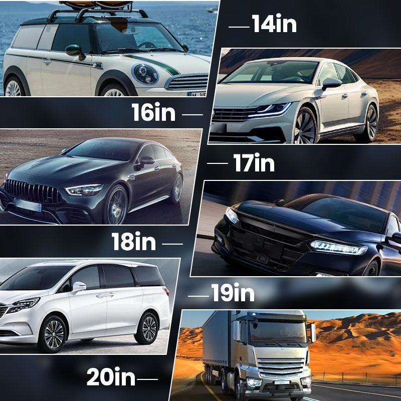 Universal U-Shape Boneless Wiper Blades