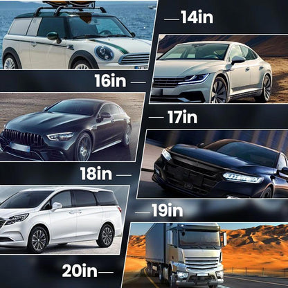 Universal U-Shape Boneless Wiper Blades