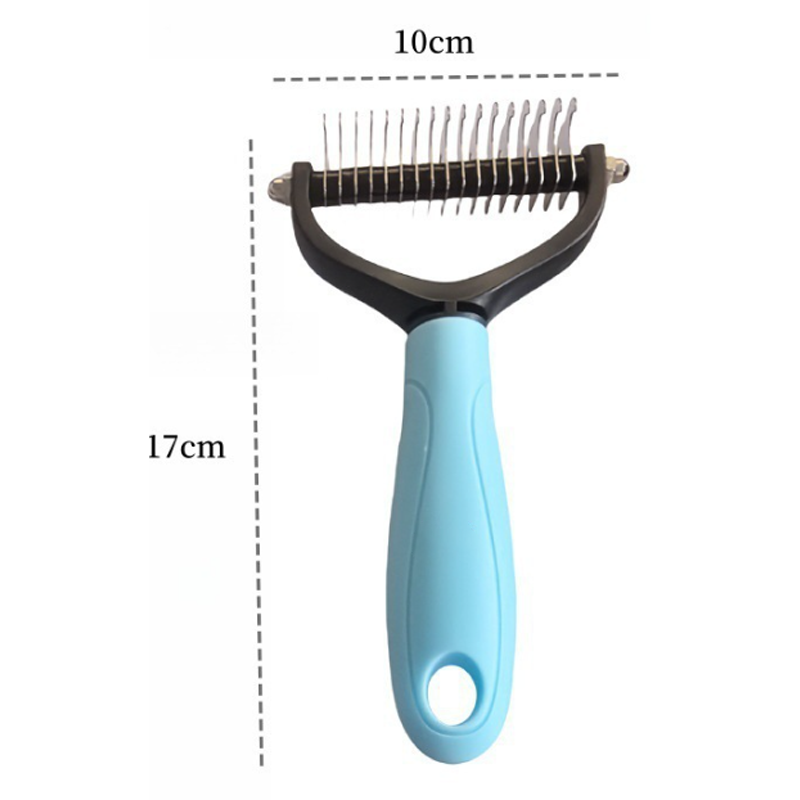 ⏰LAST DAY 60% OFF 🔥 Dual-Sided Pet Grooming Comb for Dogs & Cats - Removes Mats Without Pulling Pain