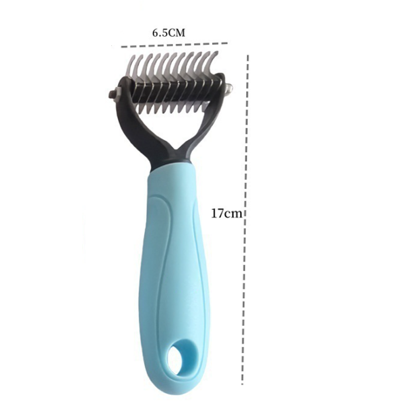 ⏰LAST DAY 60% OFF 🔥 Dual-Sided Pet Grooming Comb for Dogs & Cats - Removes Mats Without Pulling Pain