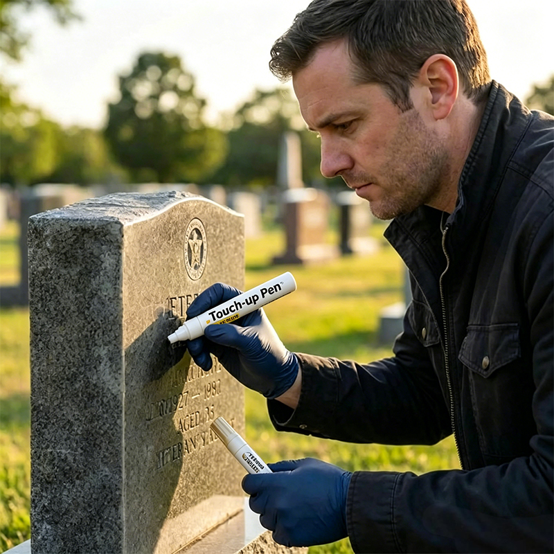 🔥New Hot Selling❤️‍🔥Tombstone Marker Pen for Restoring Grave Inscriptions