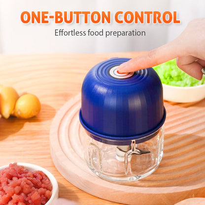 SUMMER SALE 70% OFF 🔥 Cordless Multifunctional Electric Garlic Chopper - Robust Motor & Stainless Steel Blades 🔪⏱️