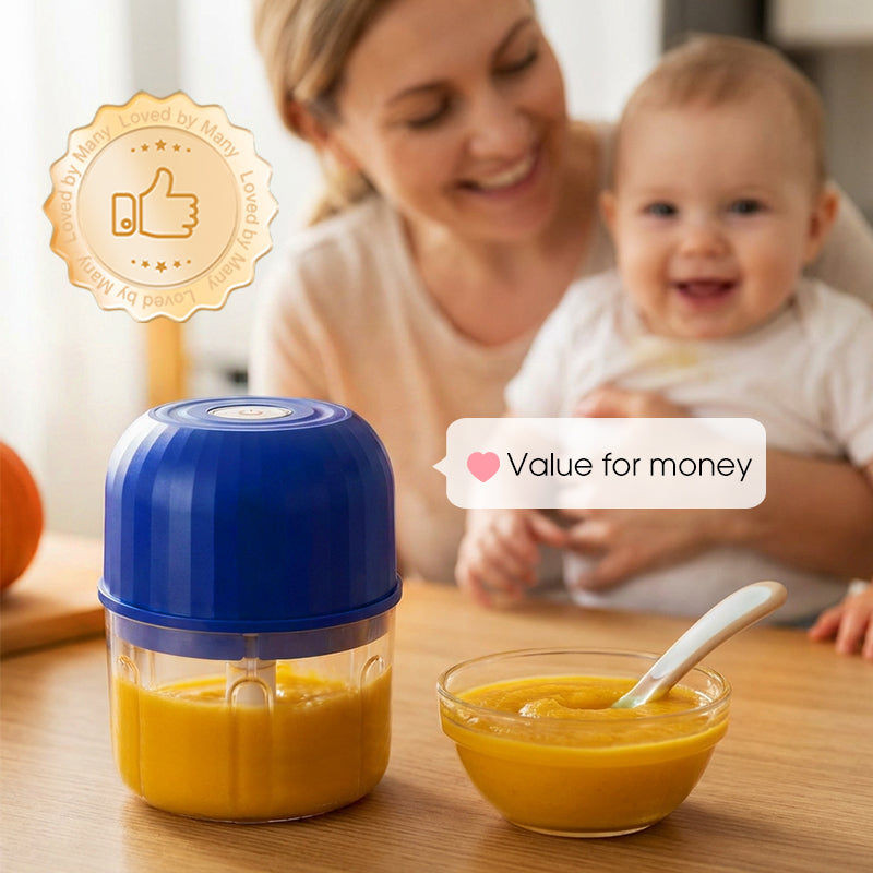 SUMMER SALE 70% OFF 🔥 Cordless Multifunctional Electric Garlic Chopper - Robust Motor & Stainless Steel Blades 🔪⏱️