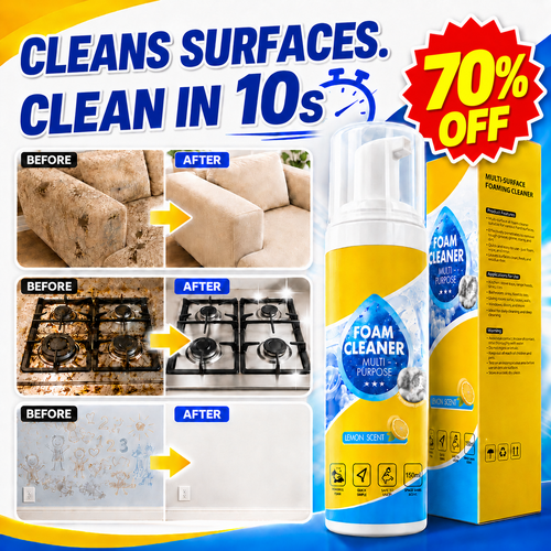 🔥Summer Kickoff: 70% OFF 🔥 Foam No-Rinse Cleaner